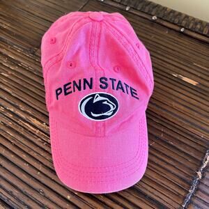 Penn State Pink Baseball Hat Cap Top of the World Headwear Size Youth